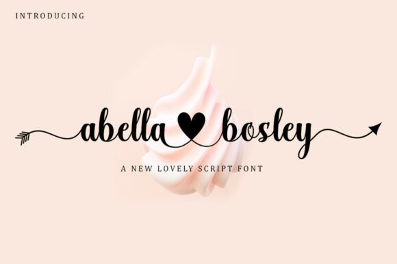 Abella Bosley: A Romantic Script Font for Web Designers
