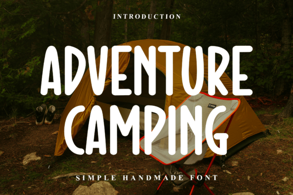 Adventure Camping: A Handwritten Script Font That Elevates Handmade Products
