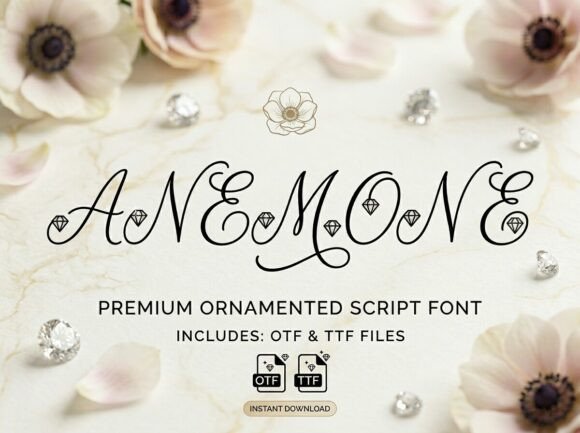 Anemone: A Script Font for Campaigns That Shine