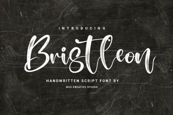 Bristleon: The Handwritten Script Font for Authentic Branding