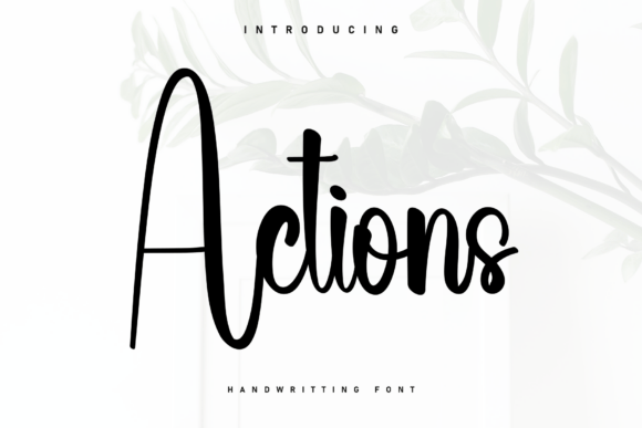 Choosing the Actions Font for a More Thoughtful Editorial Design