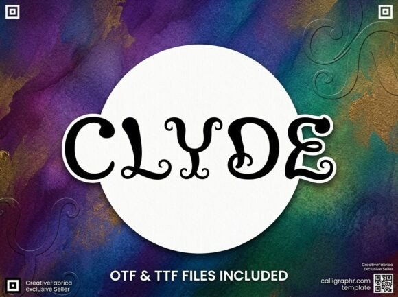 Clyde: A Whimsical Script Font for Editorial Charm