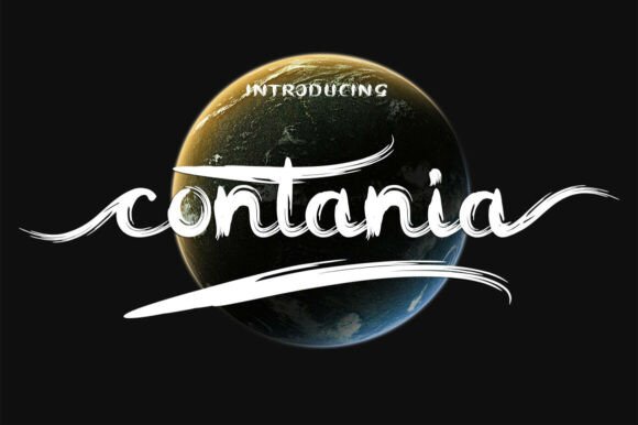 Contania: A Script Font That Elevates Handmade Products