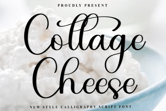 Cottage Cheese: A Whimsical Script Font for Editorial Design