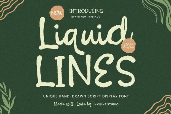 Crafting a Confident Brand Voice with Liquid Lines Script Font