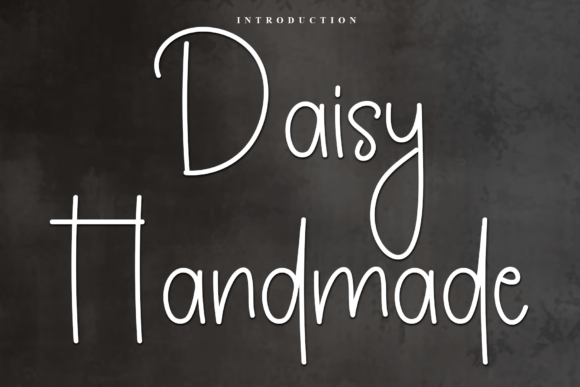 Daisy Handmade: A Whimsical Script Font for Branding