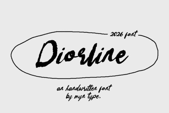 Diorline: A Handwritten Font for Modern Web Design