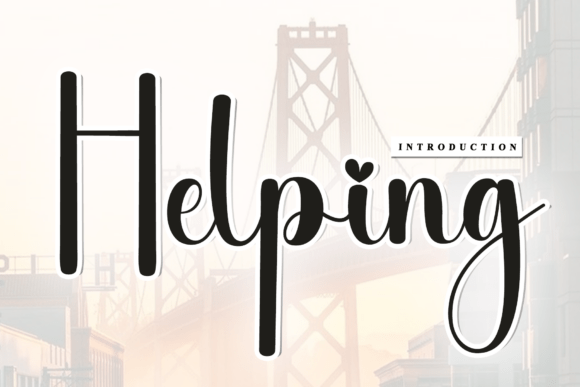 Helping: A Handwritten Font That Makes Branding Feel Personal