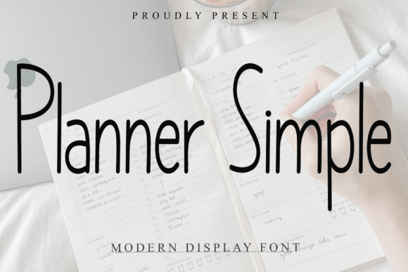 Planner Simple Font Review: A Script That Elevates Your Brand