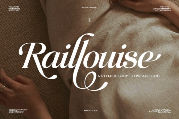 Raillouise: The Elegant Script Typeface for Handmade Products