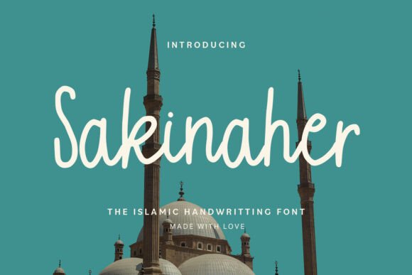 Sakinaher: The Handwritten Font for Labels & Art