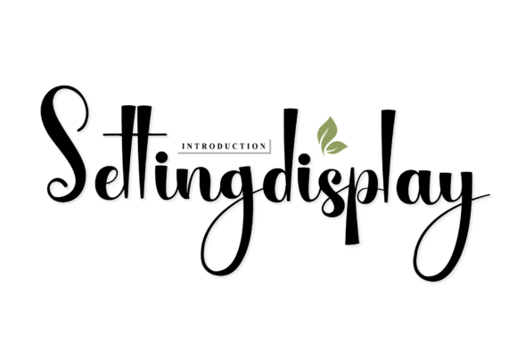 Setting Display: A Calligraphic Typeface for Web Designers