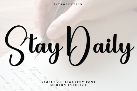 Stay Daily: A Gentle Script Font for Editorial Soul