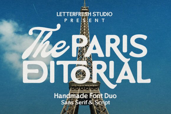 The Paris Editorial Font Duo: Soft, Bold, and Perfect for Branding